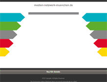 Tablet Screenshot of medien-netzwerk-muenchen.de